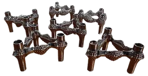 Candleholders by Ceasar Stoffi & Fritz Nagel for BMF, 1960s, Set of 6