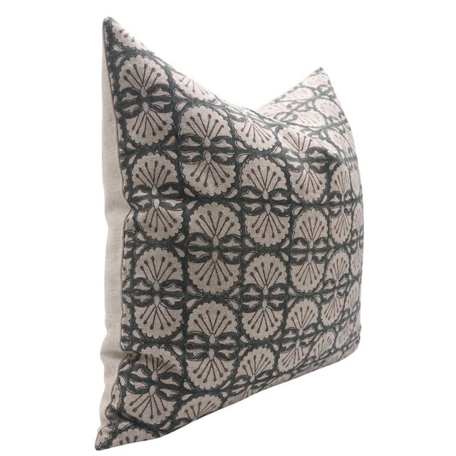 Elevate your space with the timeless charm of the Bijhni block print cushion cover. Crafted from premium thick linen, this...