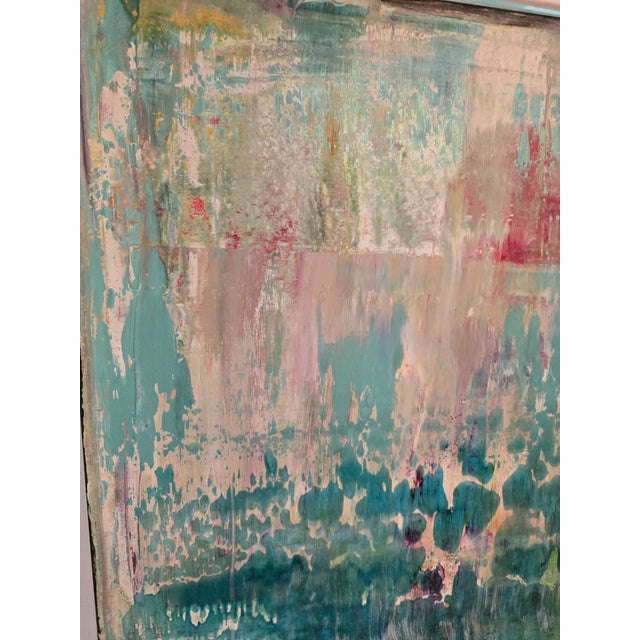 Textile Museum Quality Abstract Expressionist Painting Kloe Vano For Sale - Image 7 of 12