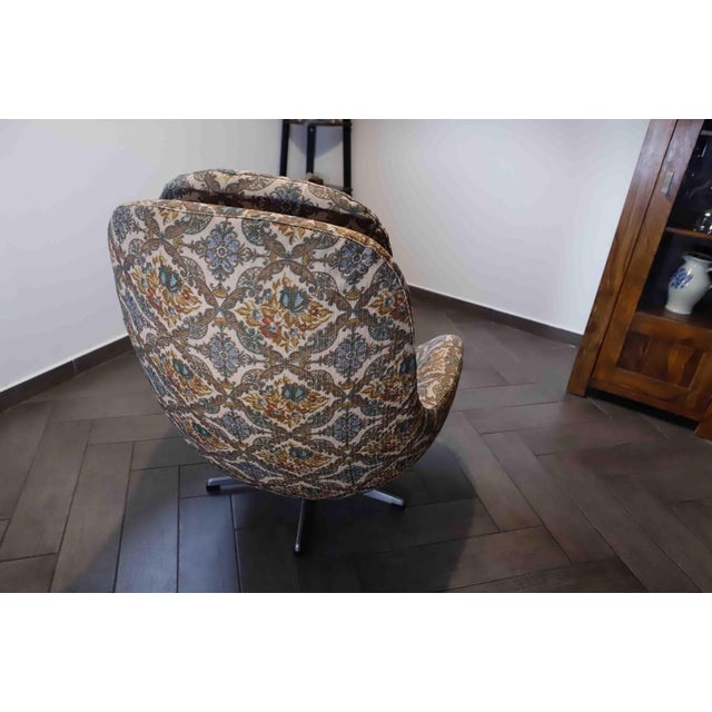 Metal Vintage High-Back Swivel Chairs from Up Závody, 1960s, Set of 2 For Sale - Image 7 of 15