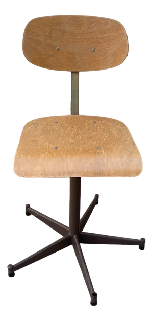 Vintage Industrial Architect Swivel Chair, 1950