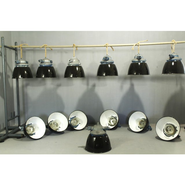 Metal Vintage Industrial Lighting Fixture, 1970s For Sale - Image 7 of 7