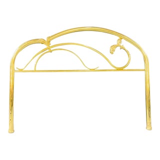 Art Deco Brass Bed Headboard For Sale