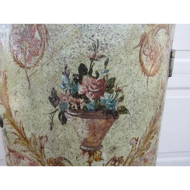 Antique White Antique Painted Italian Drum Table For Sale - Image 8 of 12