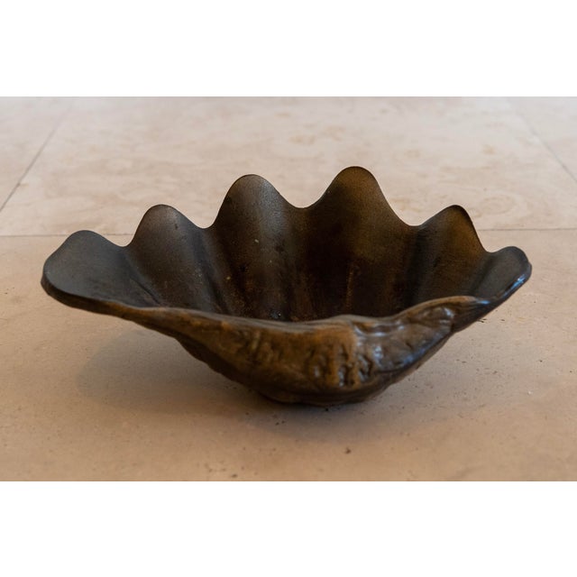 1950s Vintage Iron Shell Dish For Sale - Image 5 of 9