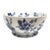 X L Beautiful Antique Blueflow Fruit Centerpiece Bowl For Sale