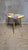 Wood Czechoslovak Brussels Style Oak and Colored Umakart Table, 1950s For Sale - Image 7 of 10