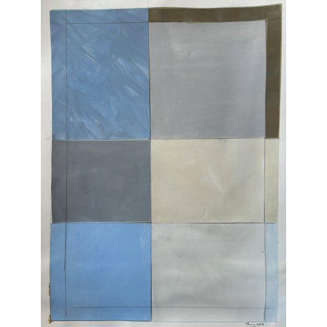 Brighten up your room with a new piece in the lake series, a contemporary painting and collage on heavy archival...