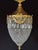 1980 French Louis XVI Gold Bronze Crystal Lantern - 1 Pc For Sale - Image 12 of 15