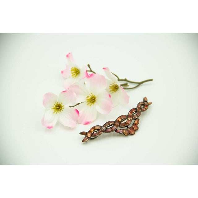 Hair Clip in Silver with Minas Novas Design For Sale - Image 4 of 5