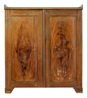 Swedish Rustic Painted Pine Cabinet, 1860