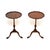 A smart and extremely well made pair of antique wine tables. They were made in England, they date from around the...