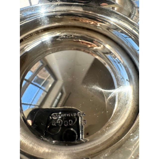 Silver Vintage Fisher Sterling Silver Paul Revere Style Trophy Bowl - 423 G For Sale - Image 8 of 10