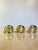 Mid-Century Modern Set of 3 Vintage Solid Brass 'Drumbo' Elephant Paperweights, Dresdner Bank, Attributed to Luigi Colani For Sale - Image 3 of 6