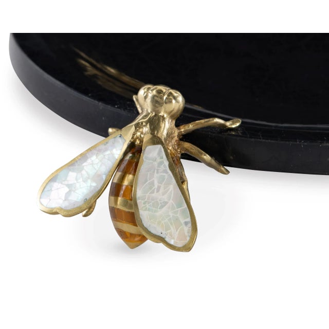 Maitland-Smith Brass Bumblebee Dish