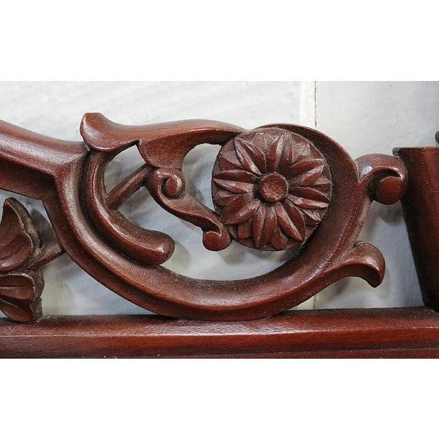 Wood Napoleon III Mahogany Serving Shelving Console, 1850s For Sale - Image 7 of 18