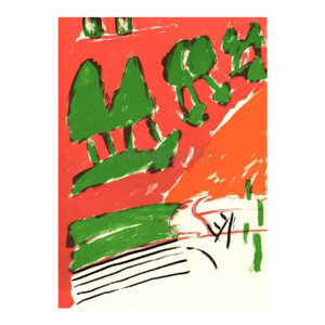 Pierre Nivollet Original Lithograph N10-1 Noise 1988