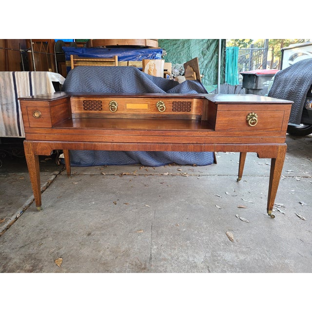 Antique Square Grand Piano Desk Chairish