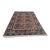 Vintage Afghan Ersari Wool Rug, Rust Bird Gul For Sale