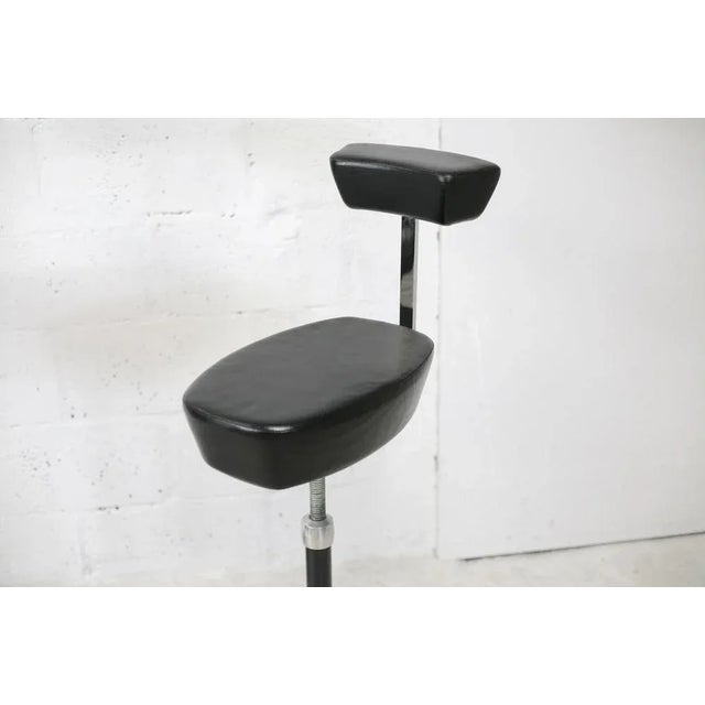Leather and Steel Swivel Stools by George Nelson for Vitra, 2001, Set of 2 For Sale - Image 10 of 18