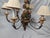 Mediterranean Vintage Italianate Polychrome Carved Wood Fruit & Iron 6-Light Chandelier For Sale - Image 3 of 15