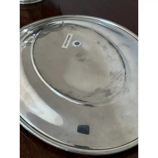 Rare Cipolla Pewter Pheasant Tureen & Under Plate For Sale - Image 11 of 11