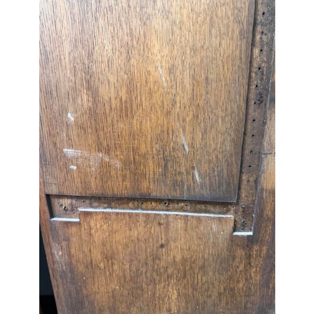 Late 19th Century 19th Century Gothic Revival Hand Carved Oak Church Pew End Panels - A Pair For Sale - Image 5 of 8