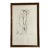 Vintage Original Art Print of Etching With Drypoint “ Binding the Hair “ by James McNeill Whistler ( 1834 - 1903 ) For Sale