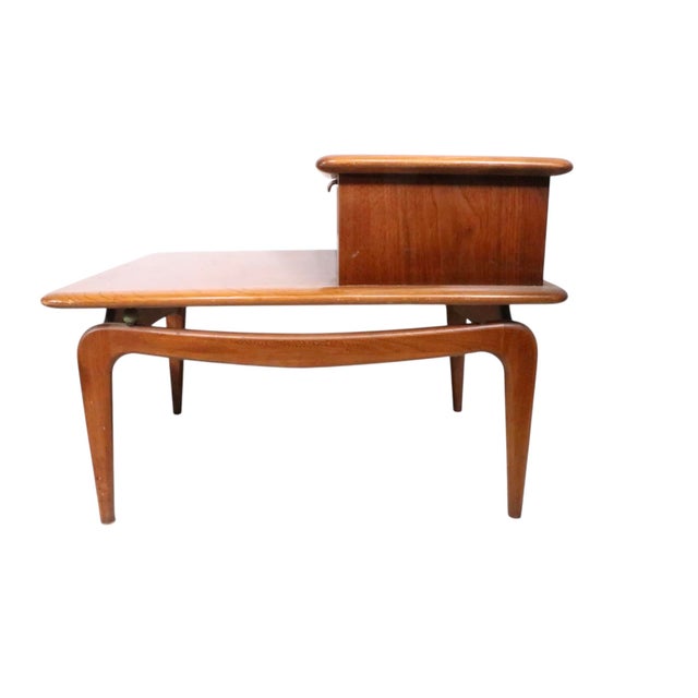 Mid-Century Modern Mid 20th Century Lane Perception End Tables by Warren Church - Set of 2 For Sale - Image 3 of 17