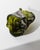 Vintage Italian Dark Green Murano Glass Bowl with Decorative Stone Inlays, 1980s For Sale - Image 9 of 12