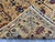 Persian Style Sultani Floral Wool Rug in Golden Beige, Burgundy and Blue, 5'2" X 6'6" For Sale - Image 16 of 17