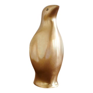 Brass Penguin Figurine Small For Sale