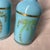 Portieux Vallerysthal Vintage French Portieux Vallerysthal Blue Opaline Glass Vanity Bottles - Pair For Sale - Image 4 of 6
