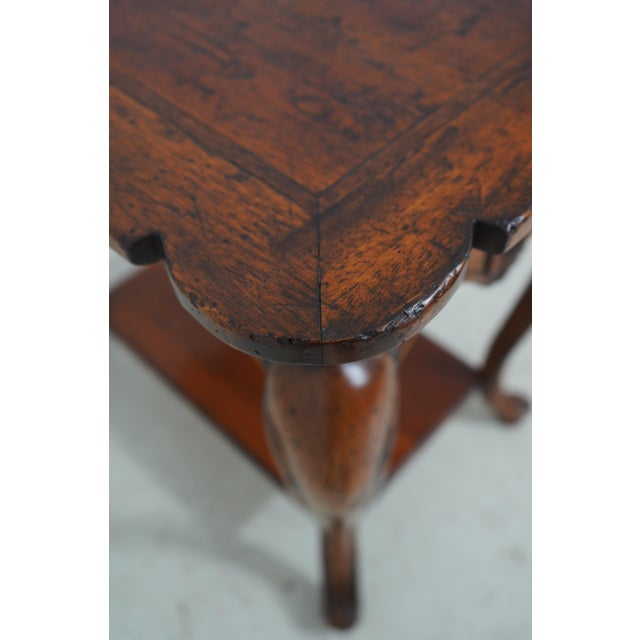 Henredon One-Drawer French Provincial Mahogany Side Table For Sale - Image 13 of 16