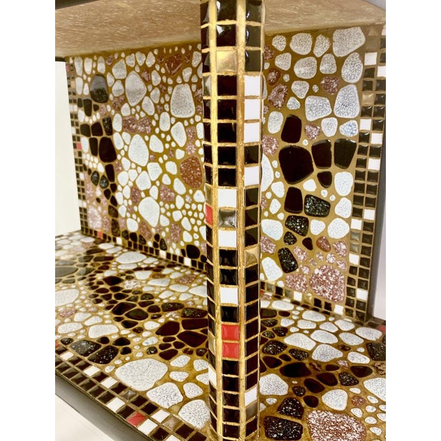 Mid-Century German Plant Stand with Mosaic Stones, 1970s For Sale - Image 18 of 18