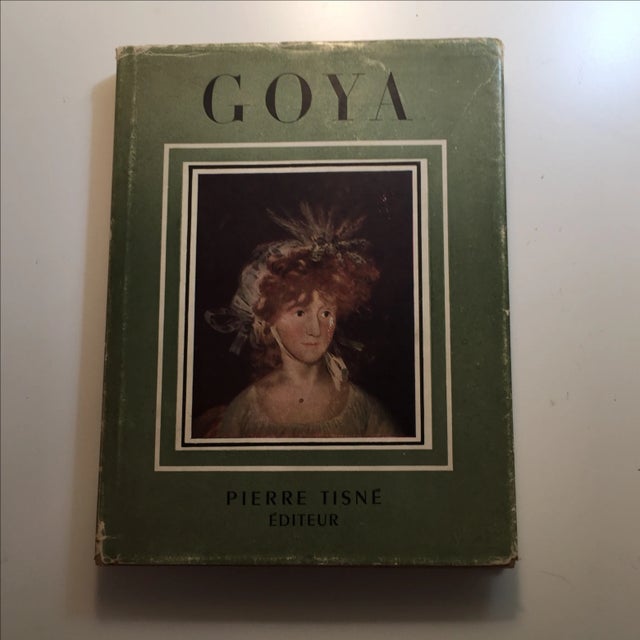 Lovely small publication on the incredible art of Goya. Paris: Editions Pierre Tisne, 1947. Hardcover with tan textured...
