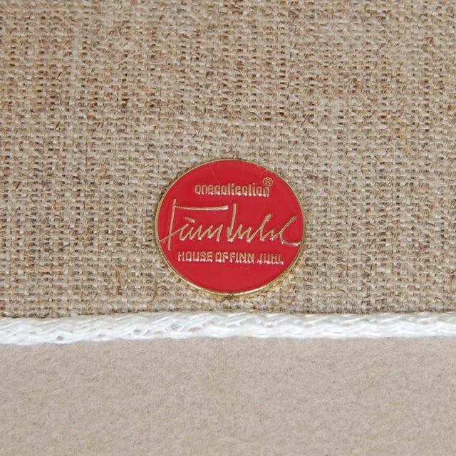 Pelikan Chair in Beige Fabric by Finn Juhl For Sale - Image 12 of 13