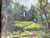 Rustic European 1970 European Oil Painting of a Path in the Woods, Framed For Sale - Image 3 of 3