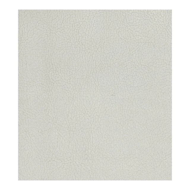 Sample - The House of Scalamandré Georgia Suede Fabric, Gesso For Sale