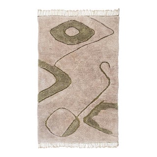 Premium Hand-Knotted Moroccan Wool Rug | 10'8" X 6'7" | One of a Kind For Sale