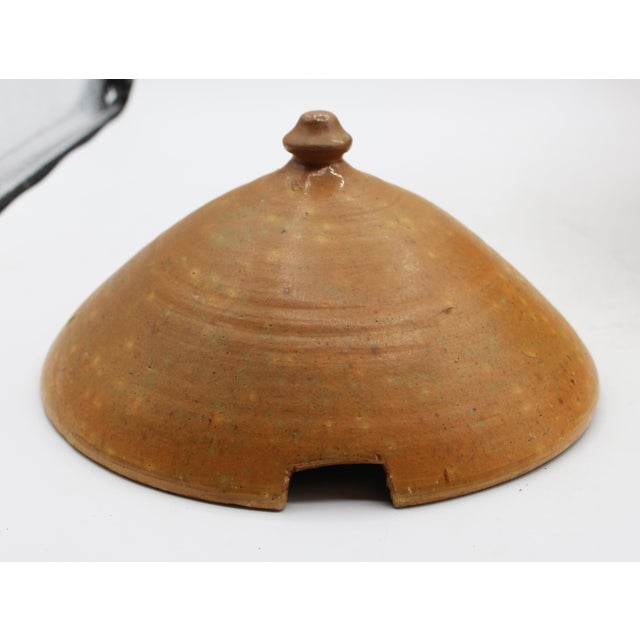 Circa 1921-1959 American 1st Period Jugtown Stamped Pottery Covered Soup Tureen For Sale - Image 4 of 8