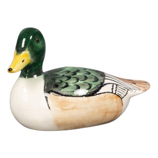Handmade Porcelain Duck from Manufactory Weiss, Brazil For Sale