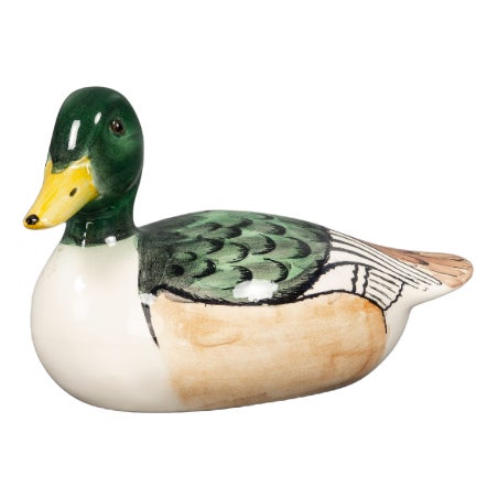 Handmade Porcelain Duck from Manufactory Weiss, Brazil For Sale
