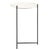 Metal Bavaria Marble Side Table in White / Black For Sale - Image 7 of 8