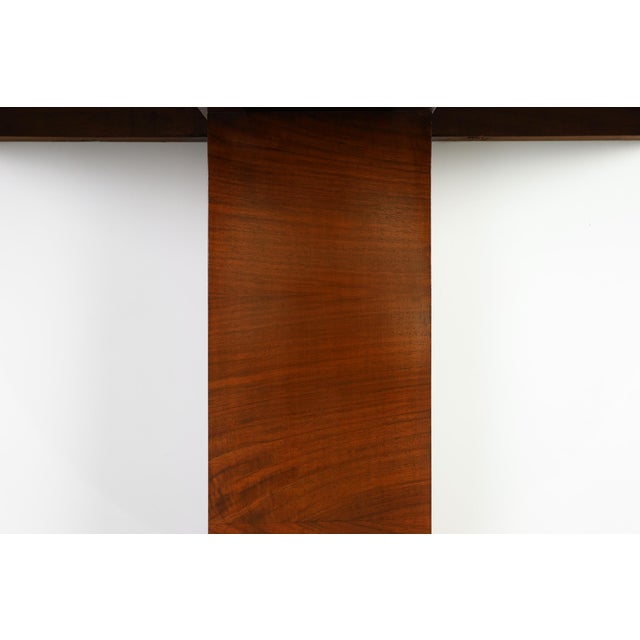 Wood Art Deco Console Table in Walnut Veneer, 1920s For Sale - Image 7 of 12