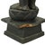 Very Large Weathered Gilded Wood Statue of Buddha, Burma For Sale - Image 12 of 18