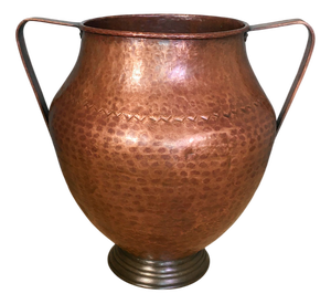 Antique Two-Handled Copper Amphora, 1800s