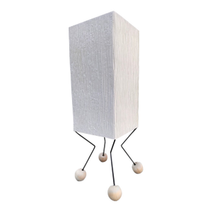 Lantern Lamp With Wooden Ball Feet