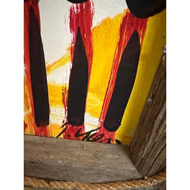 1970s 1970s Peter Keil Original Nautical Abstract Painting For Sale - Image 5 of 7