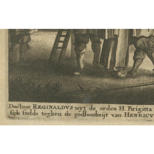 The Execution of Doctor Reginaldus, 1680, Paper For Sale - Image 3 of 6